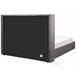 Beliani Cama con almacenaje Terciopelo LUBBON 210x217 Gris