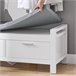 Zapatero Banco con 2 cajones FSR74-W SoBuy Blanco