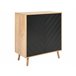Beliani Aparador BRISTOW 76 Negro