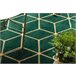 Alfombra EMERALD exclusivo 1014 glamour 160x220 Verde