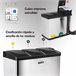 Cubo de reciclaje ecológico Gris Claro