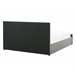 Beliani Cama con somier Terciopelo ROCHEFORT 150x214 Gris