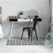 Alfombra vinilica, PVC antideslizante para interior y exterior Negro