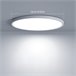 Plafón LED Pack 4 Lámpara de Techo Redondo 6500K Blanco Brillo