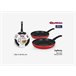 Set 2 sartenes QUTTIN 20cm y 24cm Rojo