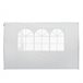 2 Paredes Parte Laterales Tela Oxford Outsunny 295x200 Blanco