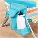 Aktive Silla plegable playa, aluminio, 5 posiciones y bolsillo Multicolor