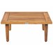 Beliani Conjunto de jardín Madera de acacia Crema