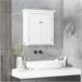 Armario de Pared MDF kleankin, hogar - baño Blanco
