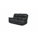 Sofá relax manual THEA piel negro Negro