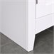 Alacena de Cocina MDF, Vidrio Templado HOMCOM, hogar - cocina 68 Blanco