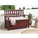 Beliani Banco Madera de acacia SOVANA 120x60 Blanco