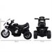 Moto Eléctrica Infantil PP y metal HOMCOM Negro