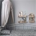 Beliani Cama con somier Metal TULLE 92x209 Blanco