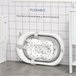 Bañera para Bebé Plegable PP, TPE HOMCOM Gris
