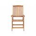 Beliani Conjunto bistro JAVA Blanco/ Beige