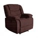 Sillón relax de tela CHEF2 Chocolate
