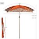 Aktive Sombrilla playa inclinable estrella de mar UV40 c/funda Verde
