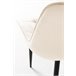 Silla Cade Terciopelo Beige