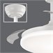 Ventilador MALTA II retractil color blanco Blanco