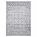 Alfombra MEFE moderna 2312 Ornamento Structural dos niveles 140x190 Gris