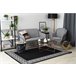 Alfombra HAMPTON Grecos 80x150 Negro