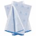 Vipalia Pack 2 Plaids Multiusos para Sofá o Cama. Modelo Estrellas Azul