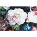 Alfombra lavable ANDRE 1629 flores vintage 120x170 Negro