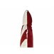 Beliani Cojín decorativo SPIRAL CANDY Blanco/ Rojo