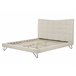 Beliani Cama con somier Poliéster LANNION 183x223 Beige
