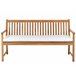 Beliani Cojines de asiento VIVARA Blanco/ Beige
