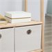 Perchero con Zapatero Madera de Abeto, Poliéster HOMCOM Marron