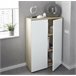 Armario multiusos 2 puertas efecto madera Roble