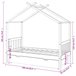 Estructura De Cama Infantil 166x87 Marron