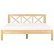 Beliani Cama Madera de pino TANNAY 189x208 Beliani Cama Madera de pino TANNAY 189x208 Blanco