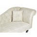 Beliani Chaise longue derecho Terciopelo LATTES Beige