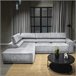 Rinconera con cama MACK izquierda 4 plazas gris claro Gris Claro