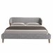 ANGEL CERDA Cama tela color gris 211x220 ANGEL CERDA Cama tela color gris 211x220 Nogal