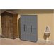 Armario exterior en PVC Gris