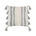Beliani Cojín decorativo HELICONIA Gris