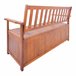 Banco Avenzzano con compartimento madera de acacia Natural