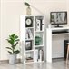 Estantería para Libros Melamina de Madera HOMCOM 50 Blanco