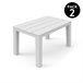 Banqueta de exterior Nailu 39x60 Blanco