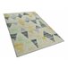 Beliani Alfombra de pelo corto YAYLA 140x200 Gris Claro