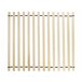 Beliani Cama con somier Poliéster ROISEL 201x226 Crema