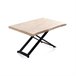 Mesa de centro elevable Lada Fit 80x80 Roble