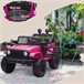Coche Eléctrico Infantil PP, Metal HOMCOM Rosa