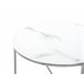 Beliani Mesa de centro QUINCY 70x70 Plateado