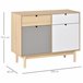 Aparador Auxiliar MDF HOMCOM, hogar - muebles de comedor 100 Multicolor