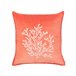 Beliani Cojín decorativo NORI 45x45 Naranja